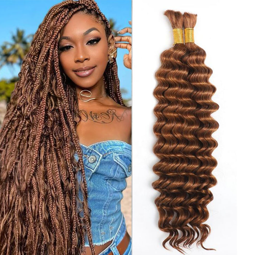 Hair Care For Wavy Hair - 18inch Deep Wave Bulks 100G 2