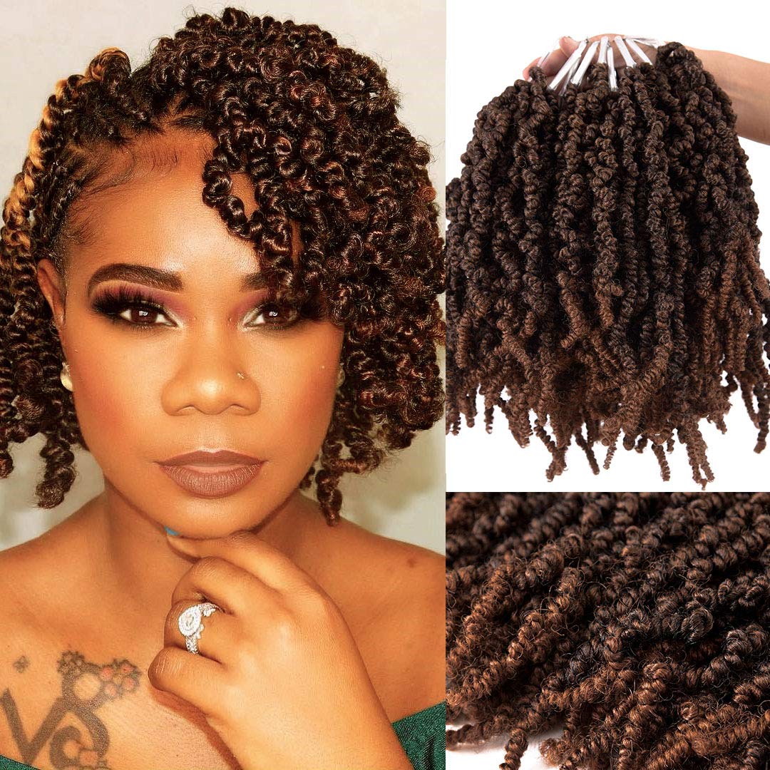 Braiding Hair Kanekalon - 10 Inch Short Curly Spring Pre-twisted