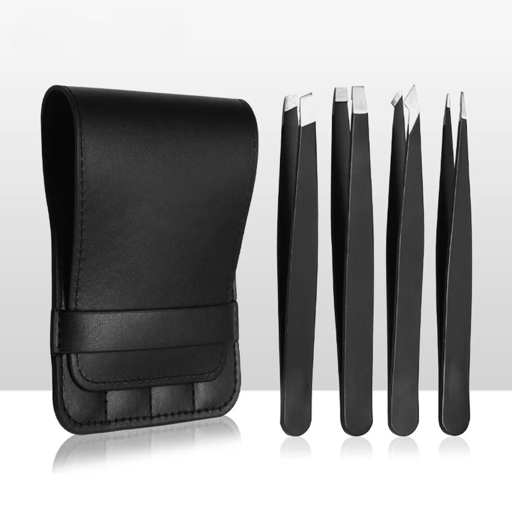 Hair Care Tools - 4PCS Tweezers Set Professional Makeup Tools