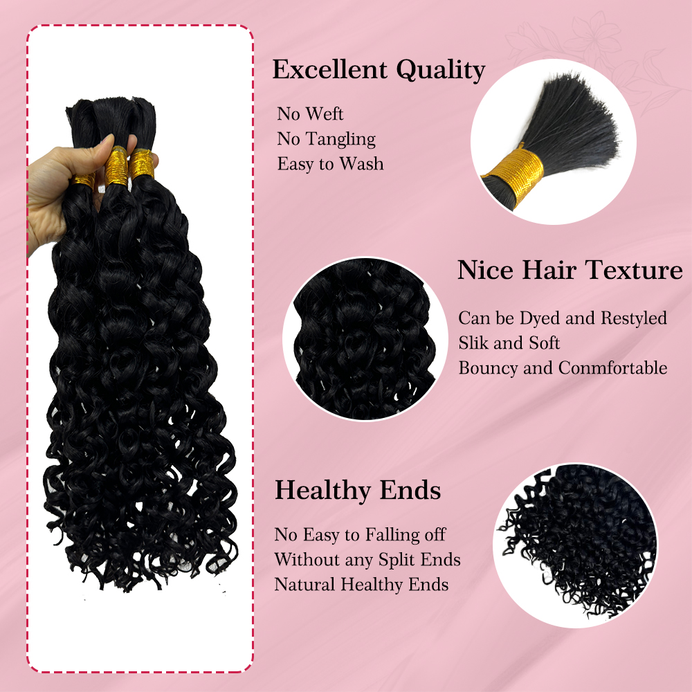 Ali Queen Hair Water Wave Bulk - Hair Care Color recension och pris