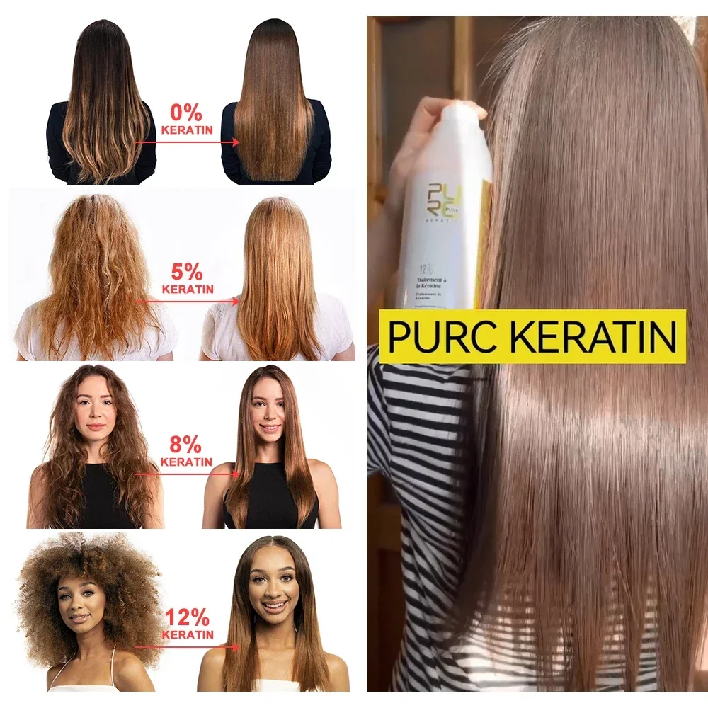 PURC Keratin Hair Straightenin - Hair Care For Curly Dry Hair recension och pris