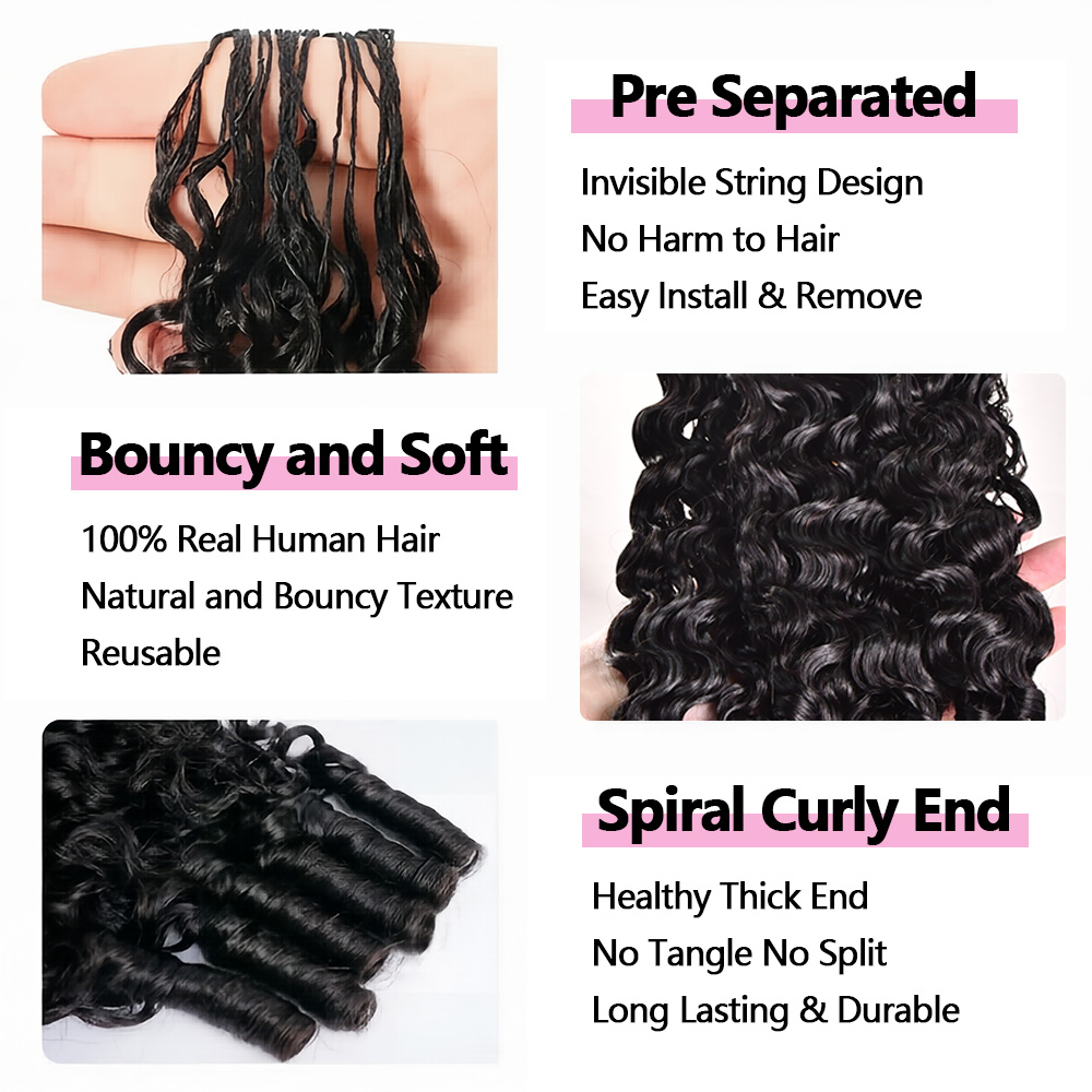 14 16 18 Inch Miracle Knots Cr - Hair Care For Wavy Hair recension och pris