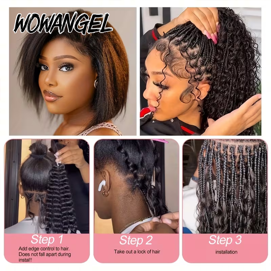 Boho Braids Human Hair Bulk De - Hair Care For Wavy Hair recension och pris