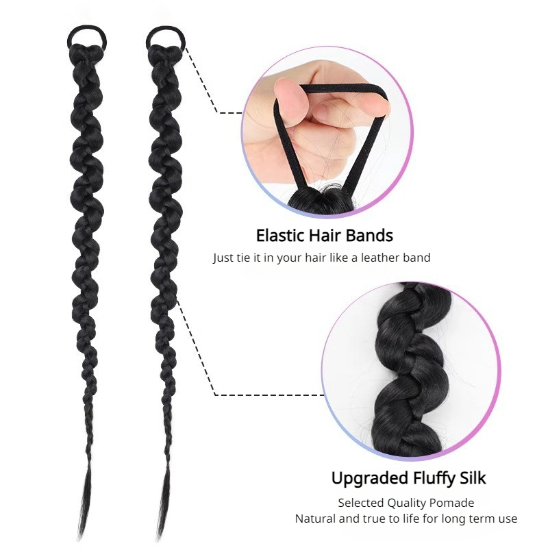 Fashion  Braided Ponytail Hair - Crochet Braiding Hair recension och pris