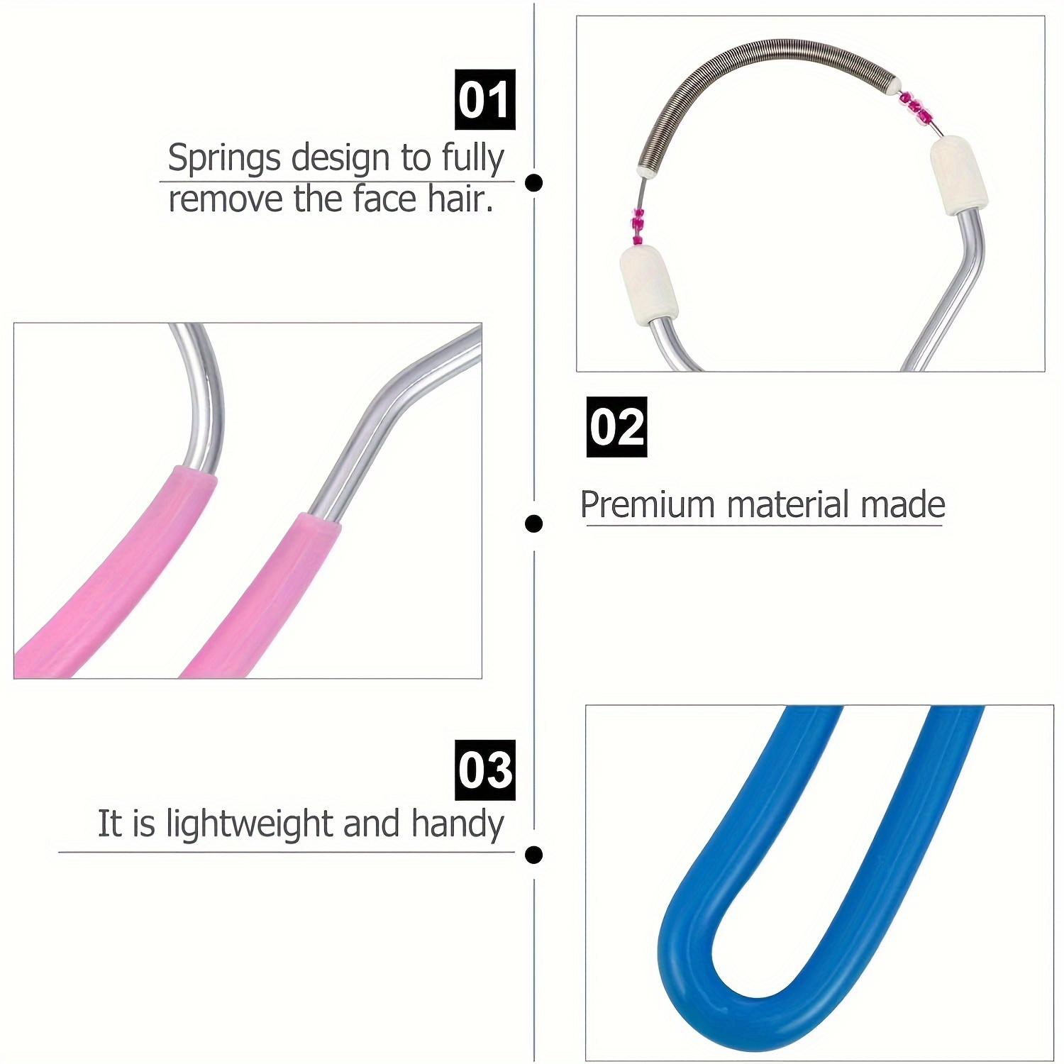 1/2pcs Painless Spring Roller  - Hair Care Tools recension och pris