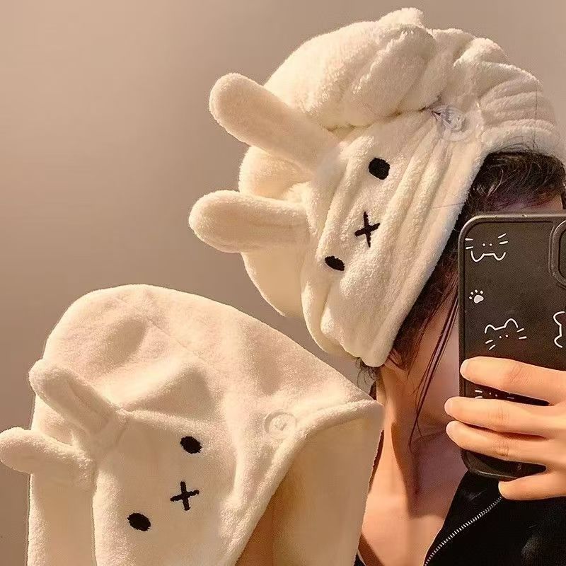 Cute Rabbit Ear Hat Miffy Dry  - Hair Care Japan Products recension och pris