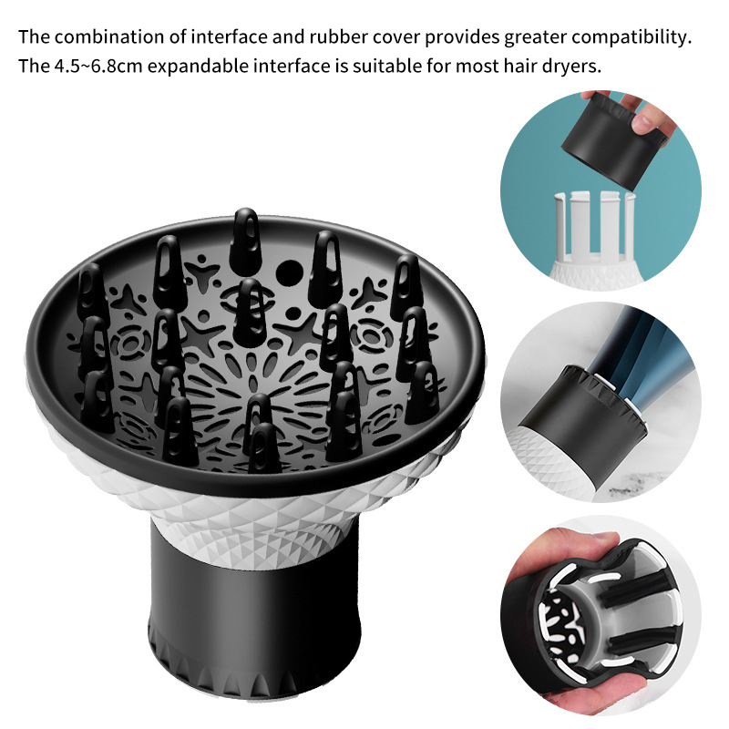 Universal Hair Dryer Diffuser  - Hair Care For Wavy Hair recension och pris