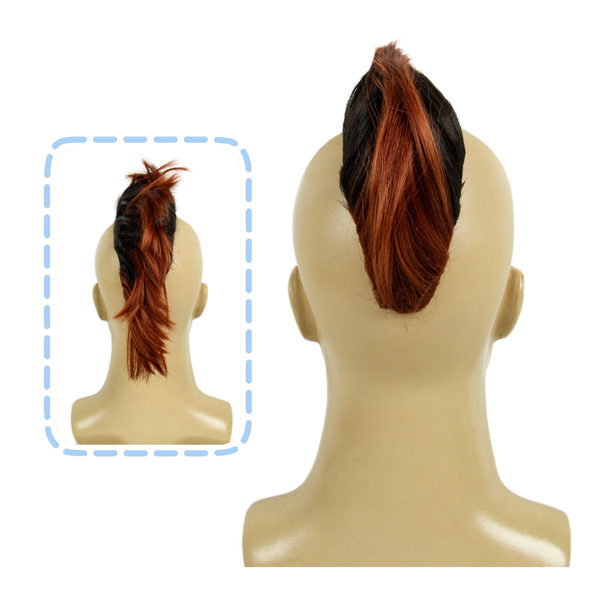 REEWES Obrem Brown Mokhaw Wig  - Braiding Hair Kanekalon recension och pris