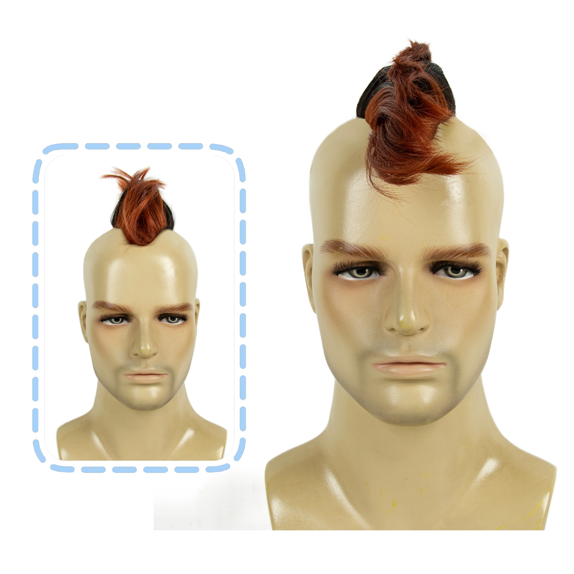 REEWES Obrem Brown Mokhaw Wig  - Braiding Hair Kanekalon recension och pris