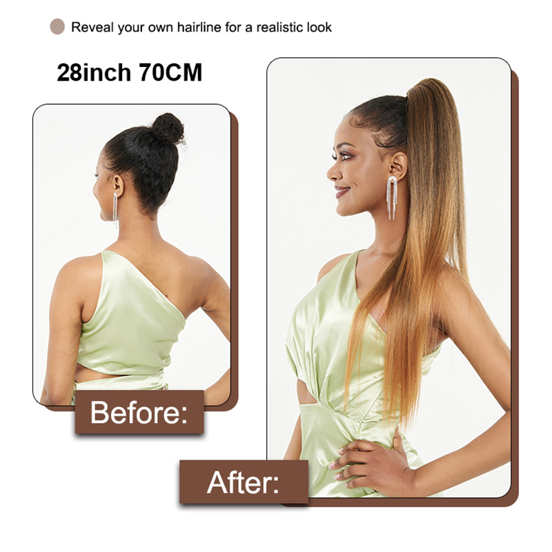 Blonde Synthetic Ponytail  Lon - Braiding Hair Kanekalon recension och pris