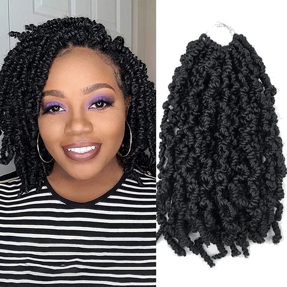 10 Inch Short Curly Spring Pre - Braiding Hair Kanekalon recension och pris