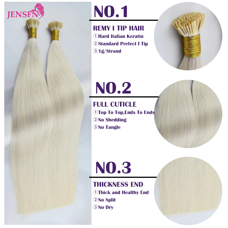 JENSFN I Tip Hair Extensions 1 - Hair Care Color recension och pris