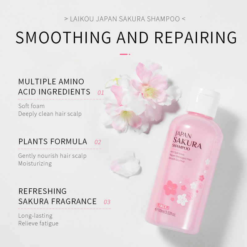 LAIKOU Japan Sakura  Shampoo R - Hair Care In Japan recension och pris