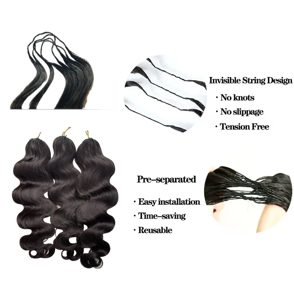 Knotless Pre Separated 100% Hu - Hair Care For Wavy Hair recension och pris