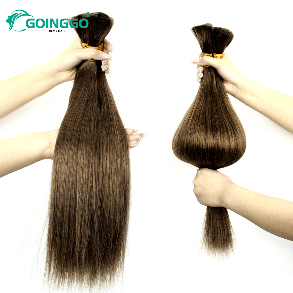 4#Chocolate Brown Straight Bul - Crochet Braiding Hair recension och pris