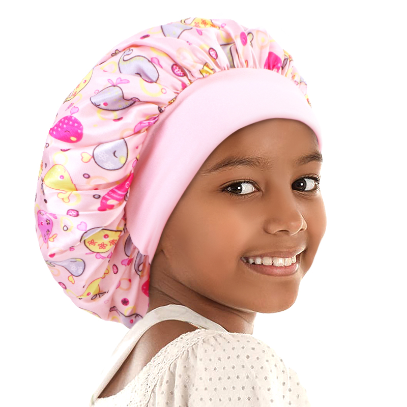 Kids Printing Stain Bonnet Nig - Hair Care For 5 Year Old Girl recension och pris